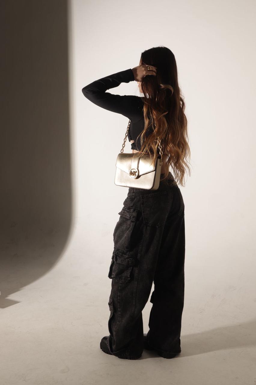Calça Amélie Cargo Denim