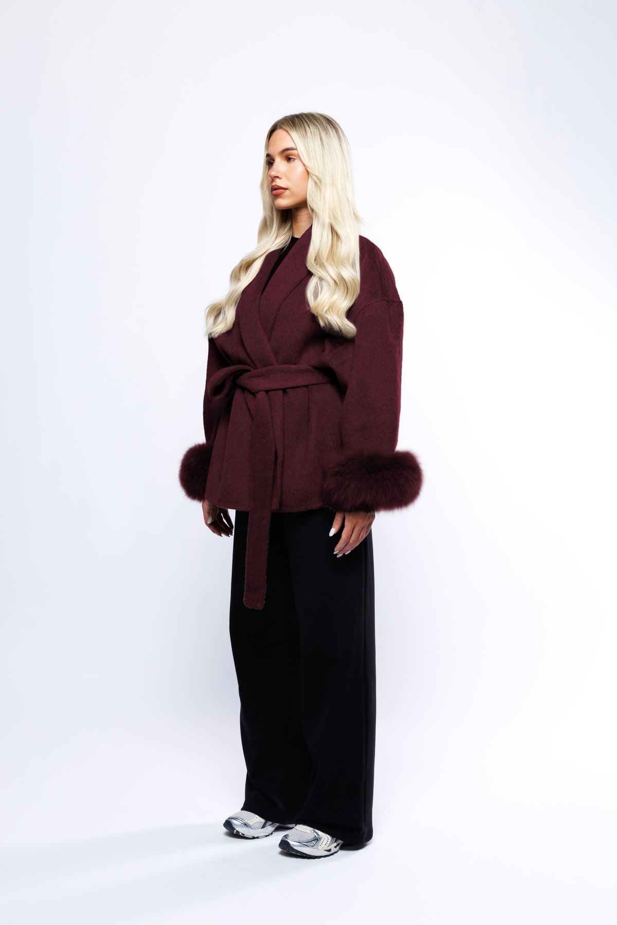 Blazer Aveludado com laço - Purpura