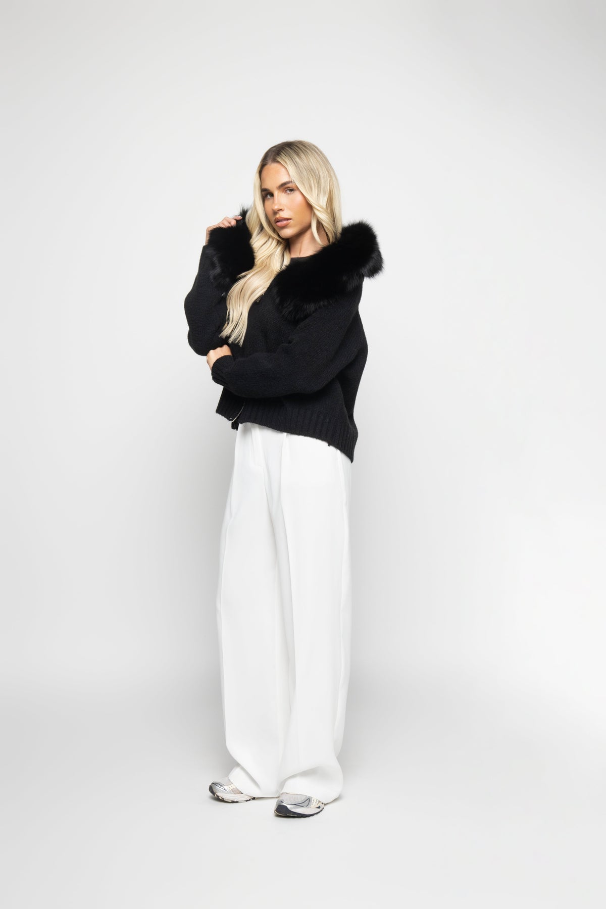 Cardigan Aveludado - Preto