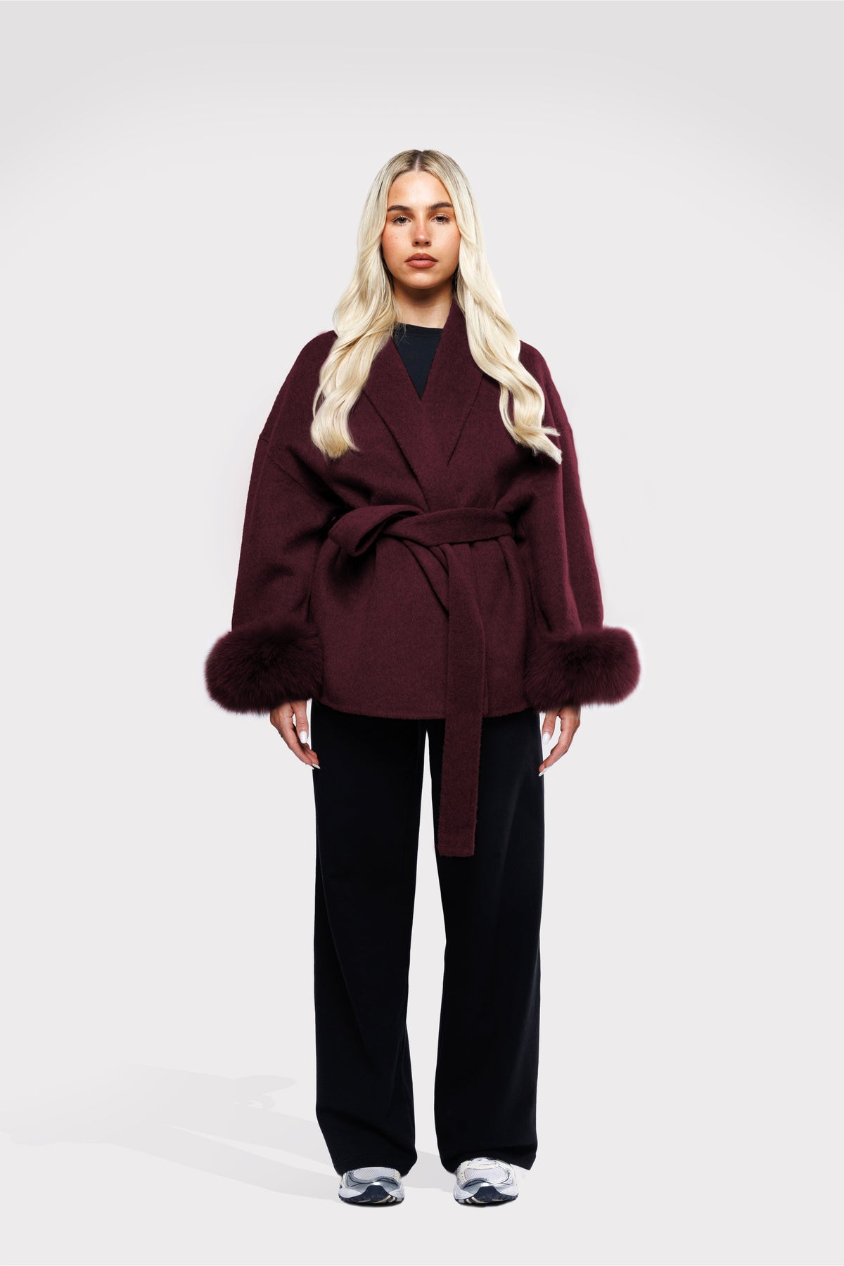 Blazer Aveludado com laço - Purpura